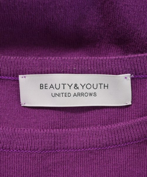 BEAUTY&YOUTH UNITED ARROWS（ビューティーアンドユースユナイテッドアローズ）ニット・セーター 紫 サイズ:-(M位) レディース/2200660912066