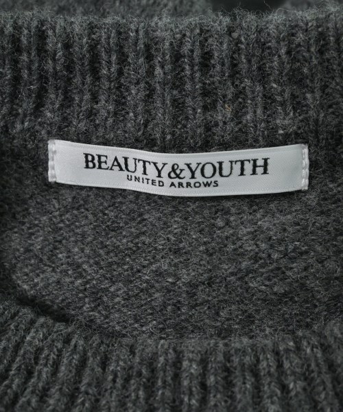 BEAUTY&YOUTH UNITED ARROWS（ビューティーアンドユースユナイテッドアローズ）ニット・セーター グレー サイズ:M レディース/2200661307021