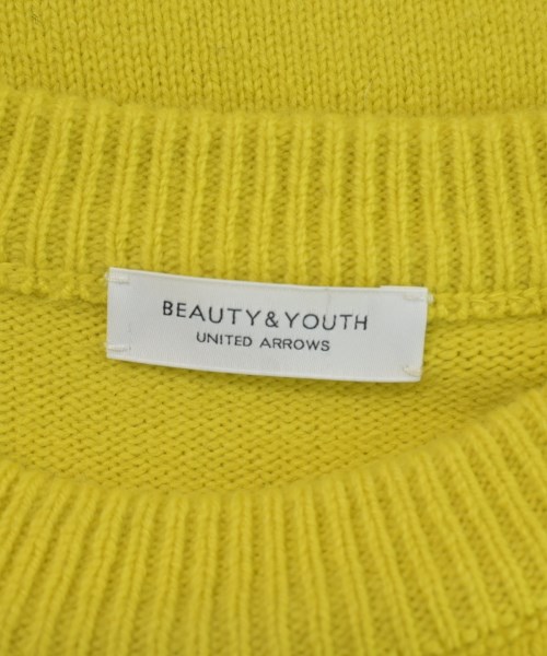 BEAUTY&YOUTH UNITED ARROWS（ビューティーアンドユースユナイテッドアローズ）ニット・セーター 黄 サイズ:F レディース/2200661489109