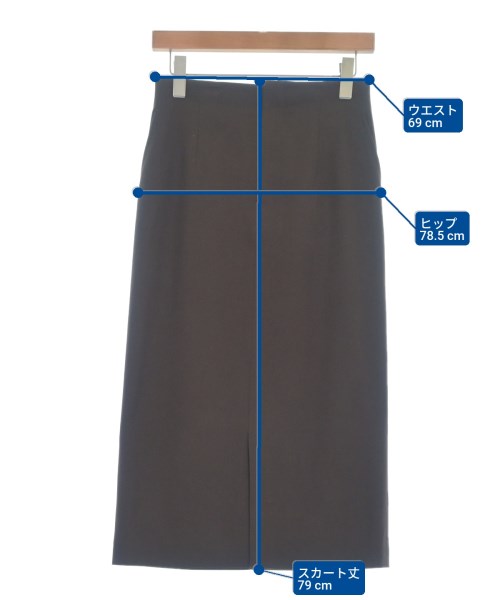 BEAUTY&YOUTH UNITED ARROWS（ビューティーアンドユースユナイテッドアローズ）ロング・マキシ丈スカート 茶 サイズ:M レディース/2200665453083