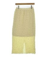 BEAUTY&YOUTH UNITED ARROWS（ビューティーアンドユースユナイテッドアローズ）ロング・マキシ丈スカート 黄 サイズ:S レディース/2200666780096