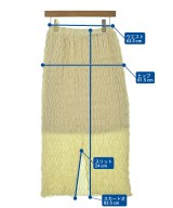 BEAUTY&YOUTH UNITED ARROWS（ビューティーアンドユースユナイテッドアローズ）ロング・マキシ丈スカート 黄 サイズ:S レディース/2200666780096