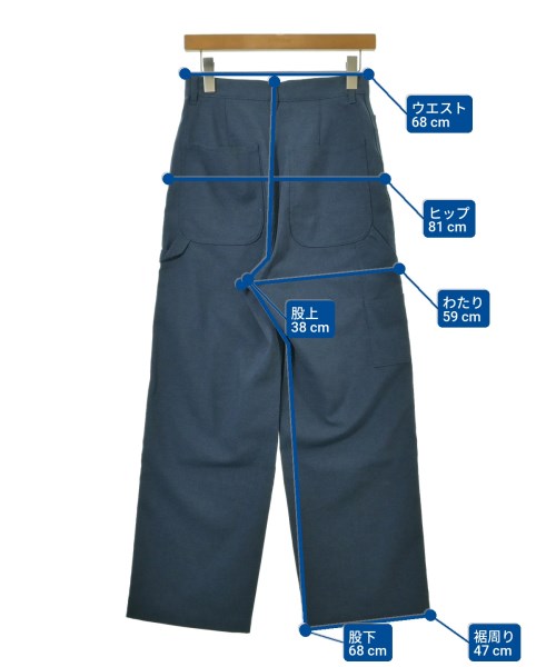 BEAUTY&YOUTH UNITED ARROWS（ビューティーアンドユースユナイテッドアローズ）スラックス 青 サイズ:M レディース/2200667701014