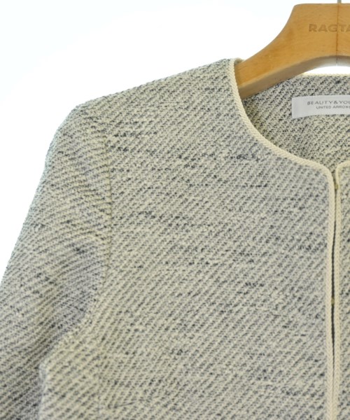 BEAUTY&YOUTH UNITED ARROWS（ビューティーアンドユースユナイテッドアローズ）ノーカラージャケット 白 サイズ:S レディース/2200668227025