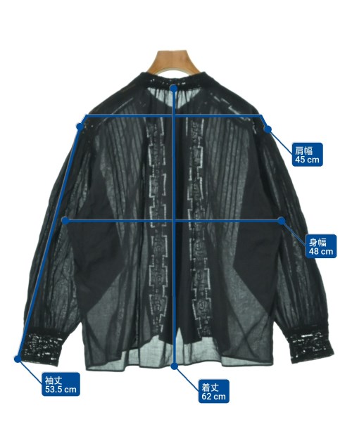 BEAUTY&YOUTH UNITED ARROWS（ビューティーアンドユースユナイテッドアローズ）ブラウス 黒 サイズ:F レディース/2200668378031