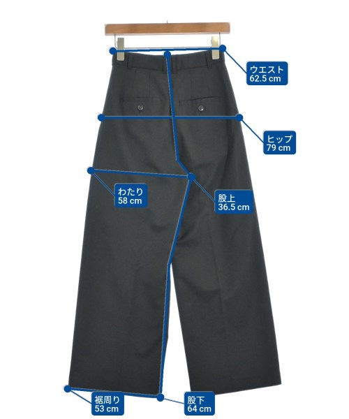 BEAUTY&YOUTH UNITED ARROWS（ビューティーアンドユースユナイテッドアローズ）スラックス 黒 サイズ:34(XS位) レディース/2200667859111