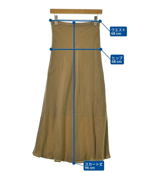 BEAUTY&YOUTH UNITED ARROWS（ビューティーアンドユースユナイテッドアローズ）ロング・マキシ丈スカート ベージュ サイズ:M レディース/2200668914062
