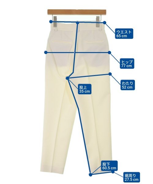 BEAUTY&YOUTH UNITED ARROWS（ビューティーアンドユースユナイテッドアローズ）スラックス 白 サイズ:S レディース/2200669128031