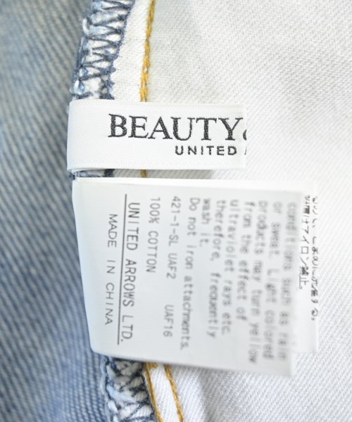 BEAUTY&YOUTH UNITED ARROWS（ビューティーアンドユースユナイテッドアローズ）デニムパンツ 青 サイズ:L レディース/2200669213027