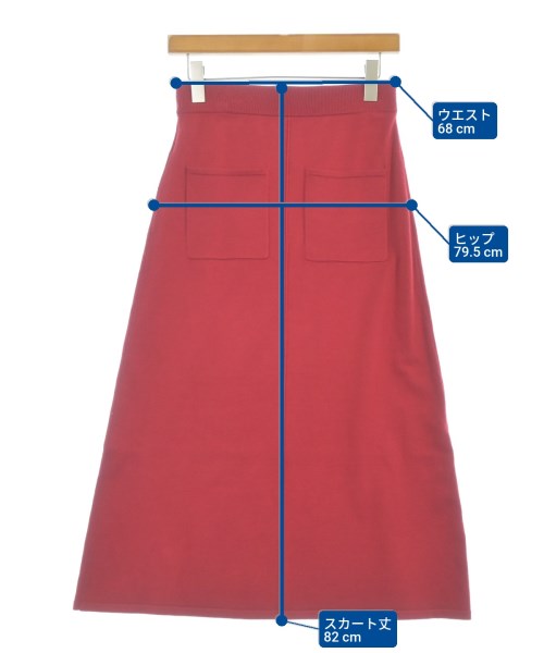 BEAUTY&YOUTH UNITED ARROWS（ビューティーアンドユースユナイテッドアローズ）ロング・マキシ丈スカート 赤 サイズ:-(M位) レディース/2200668126045