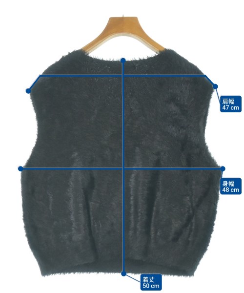 BEAUTY&YOUTH UNITED ARROWS（ビューティーアンドユースユナイテッドアローズ）ベスト 黒 サイズ:-(M位) レディース/2200666152169