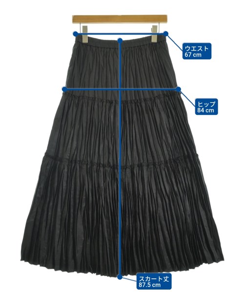 BEAUTY&YOUTH UNITED ARROWS（ビューティーアンドユースユナイテッドアローズ）ロング・マキシ丈スカート 黒 サイズ:M レディース/2200666152459