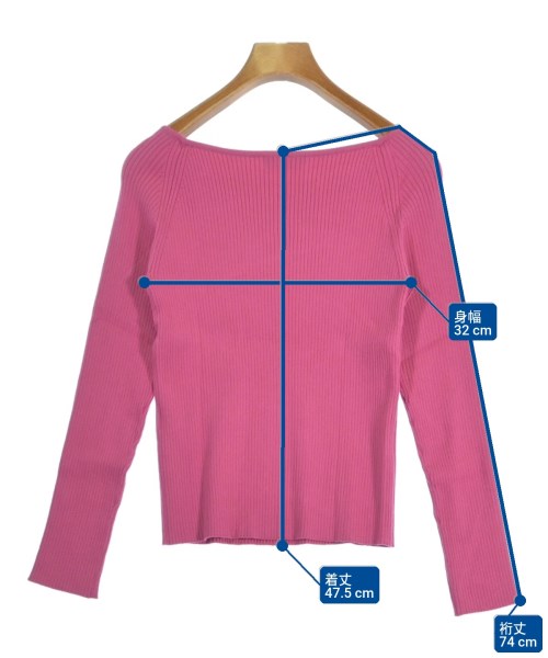 BEAUTY&YOUTH UNITED ARROWS（ビューティーアンドユースユナイテッドアローズ）ニット・セーター ピンク サイズ:-(M位) レディース/2200668325028