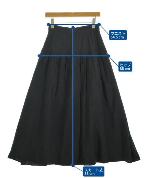 BEAUTY&YOUTH UNITED ARROWS（ビューティーアンドユースユナイテッドアローズ）ロング・マキシ丈スカート 黒 サイズ:S レディース/2200667936034