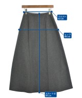BEAUTY&YOUTH UNITED ARROWS（ビューティーアンドユースユナイテッドアローズ）ロング・マキシ丈スカート グレー サイズ:S レディース/2200669450057