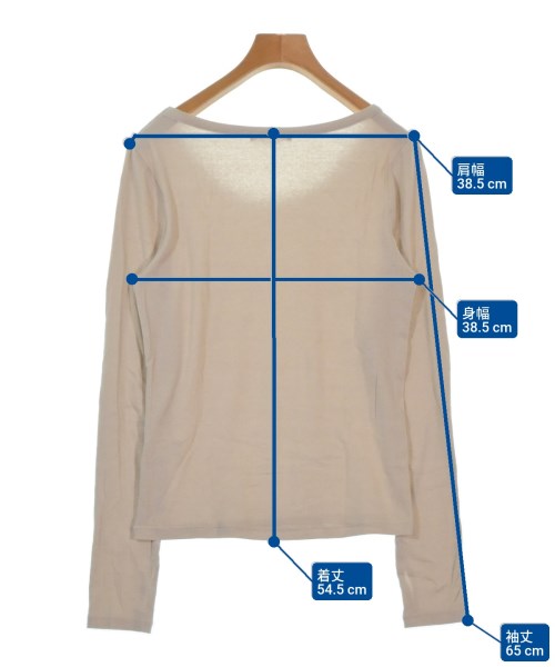 BEAUTY&YOUTH UNITED ARROWS（ビューティーアンドユースユナイテッドアローズ）Tシャツ・カットソー ベージュ サイズ:-(S位) レディース/2200672073083