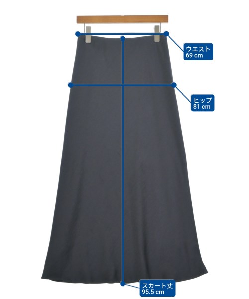 BEAUTY&YOUTH UNITED ARROWS（ビューティーアンドユースユナイテッドアローズ）ロング・マキシ丈スカート グレー サイズ:L レディース/2200669411065