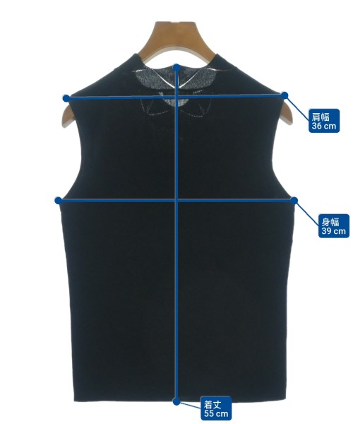 BEAUTY&YOUTH UNITED ARROWS（ビューティーアンドユースユナイテッドアローズ）ベスト 黒 サイズ:-(M位) レディース/2200672367069