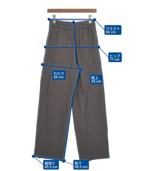 BEAUTY&YOUTH UNITED ARROWS（ビューティーアンドユースユナイテッドアローズ）スラックス 茶 サイズ:M レディース/2200723969020