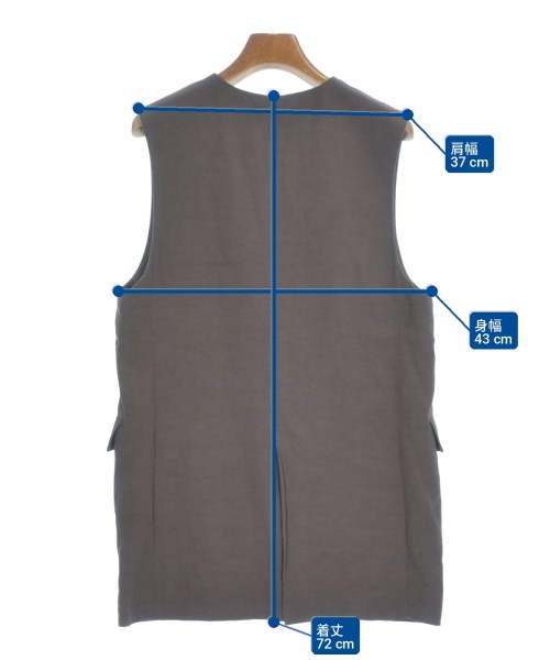 BEAUTY&YOUTH UNITED ARROWS（ビューティーアンドユースユナイテッドアローズ）ベスト 茶 サイズ:M レディース/2200723969037