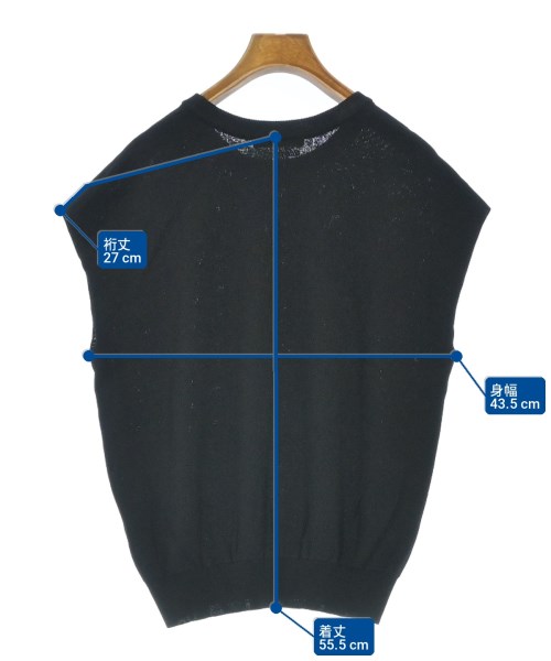 BEAUTY&YOUTH UNITED ARROWS（ビューティーアンドユースユナイテッドアローズ）ベスト 黒 サイズ:-(M位) レディース/2200728503052