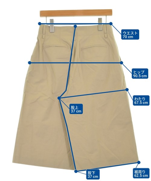 BEAUTY&YOUTH UNITED ARROWS（ビューティーアンドユースユナイテッドアローズ）クロップドパンツ ベージュ サイズ:M レディース/2200723414025