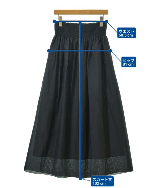 BEAUTY&YOUTH UNITED ARROWS（ビューティーアンドユースユナイテッドアローズ）ロング・マキシ丈スカート 黒 サイズ:-(M位) レディース/2200730067177