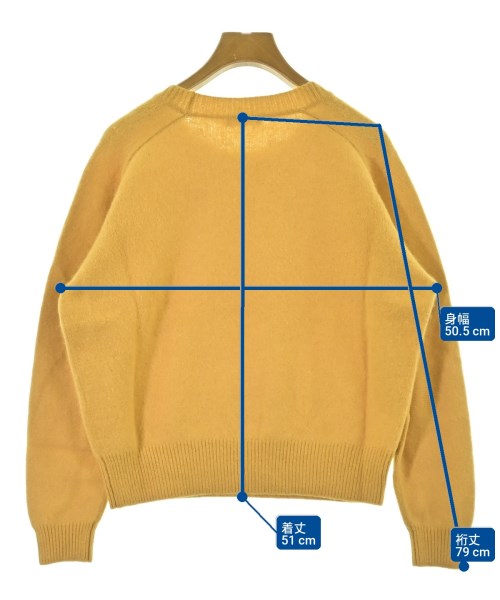 BEAUTY&YOUTH UNITED ARROWS（ビューティーアンドユースユナイテッドアローズ）ニット・セーター 黄 サイズ:-(M位) レディース/2200725295110