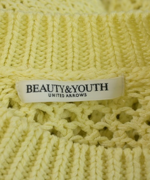 BEAUTY&YOUTH UNITED ARROWS（ビューティーアンドユースユナイテッドアローズ）ニット・セーター 黄 サイズ:F レディース/2200730574132