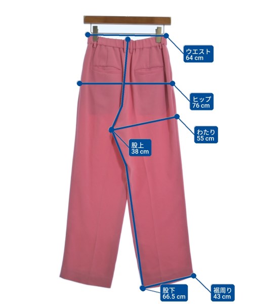 BEAUTY&YOUTH UNITED ARROWS（ビューティーアンドユースユナイテッドアローズ）スラックス ピンク サイズ:S レディース/2200730664017
