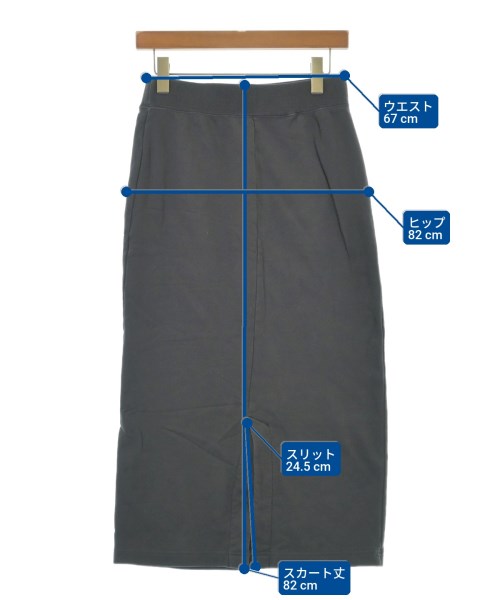 BEAUTY&YOUTH UNITED ARROWS（ビューティーアンドユースユナイテッドアローズ）ロング・マキシ丈スカート グレー サイズ:-(M位) レディース/2200727883018