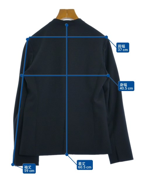 BEAUTY&YOUTH UNITED ARROWS（ビューティーアンドユースユナイテッドアローズ）ノーカラージャケット 黒 サイズ:M レディース/2200727913012