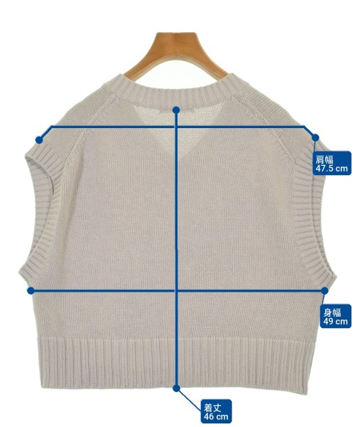 BEAUTY&YOUTH UNITED ARROWS（ビューティーアンドユースユナイテッドアローズ）ベスト ベージュ サイズ:-(M位) レディース/2200729225113