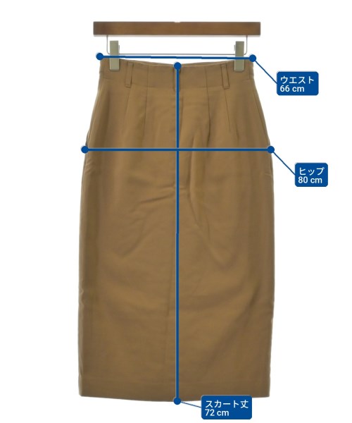 BEAUTY&YOUTH UNITED ARROWS（ビューティーアンドユースユナイテッドアローズ）ロング・マキシ丈スカート 茶 サイズ:S レディース/2200732719036