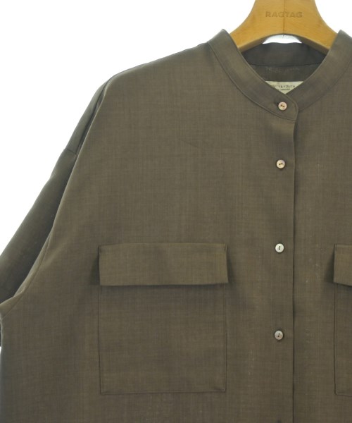 BEAUTY&YOUTH UNITED ARROWS（ビューティーアンドユースユナイテッドアローズ）カジュアルシャツ 茶 サイズ:F レディース/2200725720063