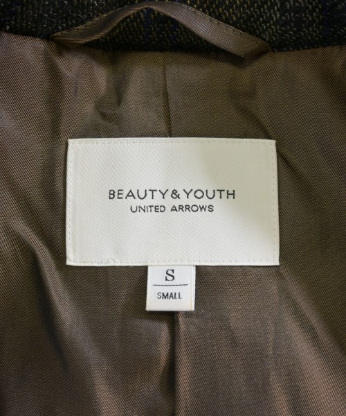 BEAUTY&YOUTH UNITED ARROWS（ビューティーアンドユースユナイテッドアローズ）ノーカラージャケット 茶 サイズ:S レディース/2200732844042