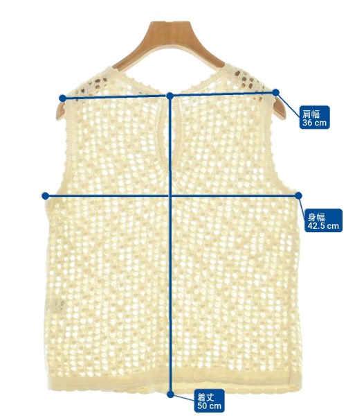 BEAUTY&YOUTH UNITED ARROWS（ビューティーアンドユースユナイテッドアローズ）ベスト 白 サイズ:-(M位) レディース/2200733438097