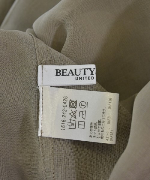 BEAUTY&YOUTH UNITED ARROWS（ビューティーアンドユースユナイテッドアローズ）カジュアルシャツ 茶 サイズ:F レディース/2200726654046