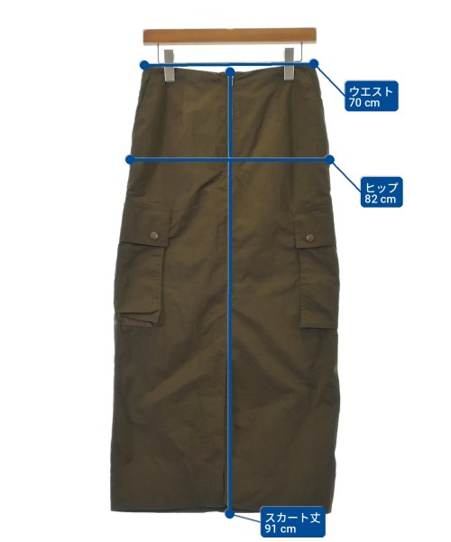 BEAUTY&YOUTH UNITED ARROWS（ビューティーアンドユースユナイテッドアローズ）ロング・マキシ丈スカート 茶 サイズ:M レディース/2200727309037