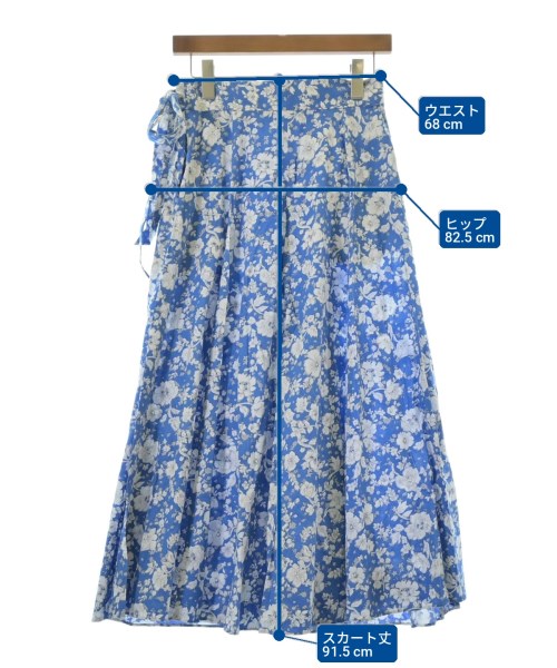 BEAUTY&YOUTH UNITED ARROWS（ビューティーアンドユースユナイテッドアローズ）ロング・マキシ丈スカート 青 サイズ:M レディース/2200724372041