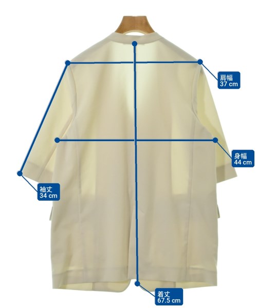 BEAUTY&YOUTH UNITED ARROWS（ビューティーアンドユースユナイテッドアローズ）ノーカラージャケット ベージュ サイズ:M レディース/2200735556034