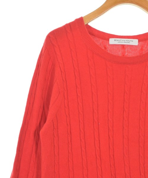 BEAUTY&YOUTH UNITED ARROWS（ビューティーアンドユースユナイテッドアローズ）ニット・セーター 赤 サイズ:-(M位) レディース/2200738256054