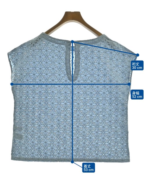 BEAUTY&YOUTH UNITED ARROWS（ビューティーアンドユースユナイテッドアローズ）ブラウス 青 サイズ:F レディース/2200719732027