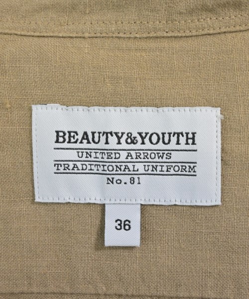 BEAUTY&YOUTH UNITED ARROWS（ビューティーアンドユースユナイテッドアローズ）カジュアルシャツ ベージュ サイズ:36(S位) レディース/2200713994162