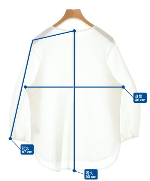 BEAUTY&YOUTH UNITED ARROWS（ビューティーアンドユースユナイテッドアローズ）ブラウス 白 サイズ:F レディース/2200716778110