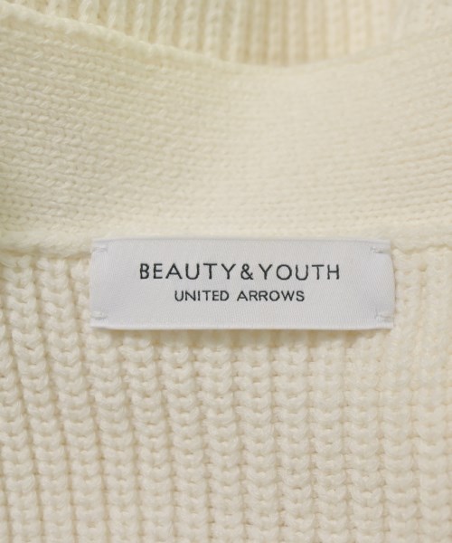 BEAUTY&YOUTH UNITED ARROWS（ビューティーアンドユースユナイテッドアローズ）カーディガン 白 サイズ:F レディース/2200719809071