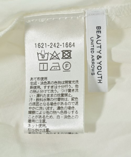 BEAUTY&YOUTH UNITED ARROWS（ビューティーアンドユースユナイテッドアローズ）ブラウス 白 サイズ:F レディース/2200720160260