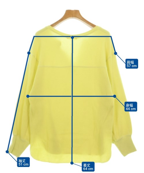 BEAUTY&YOUTH UNITED ARROWS（ビューティーアンドユースユナイテッドアローズ）Tシャツ・カットソー 黄 サイズ:F レディース/2200718775032
