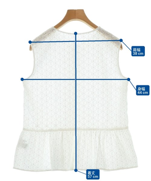BEAUTY&YOUTH UNITED ARROWS（ビューティーアンドユースユナイテッドアローズ）ブラウス 白 サイズ:-(L位) レディース/2200722650042