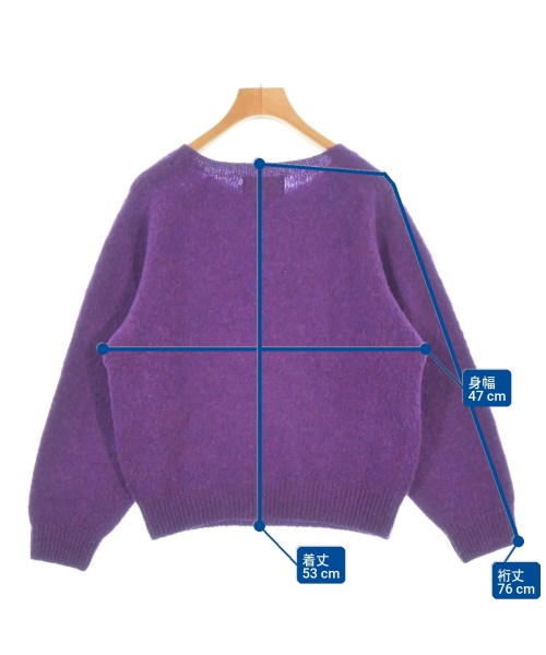BEAUTY&YOUTH UNITED ARROWS（ビューティーアンドユースユナイテッドアローズ）ニット・セーター 紫 サイズ:36(S位) レディース/2200721735016
